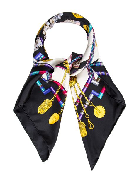 hermes cherry blossom scarf|black hermes scarf.